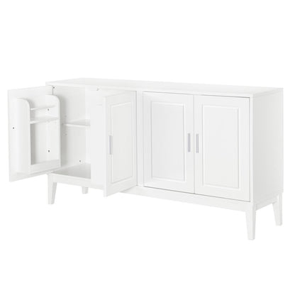 Sonia 4-Door Sideboard Buffet - White