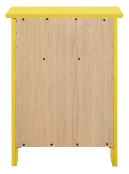 Izzy 1 Drawer 1 Door Nightstand - Yellow