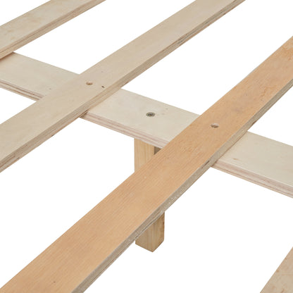 Saba Full Size Platform Bed Frame - White
