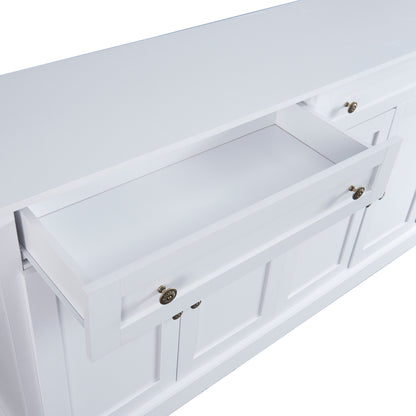 Houston 4-Door Sideboard Buffet - White