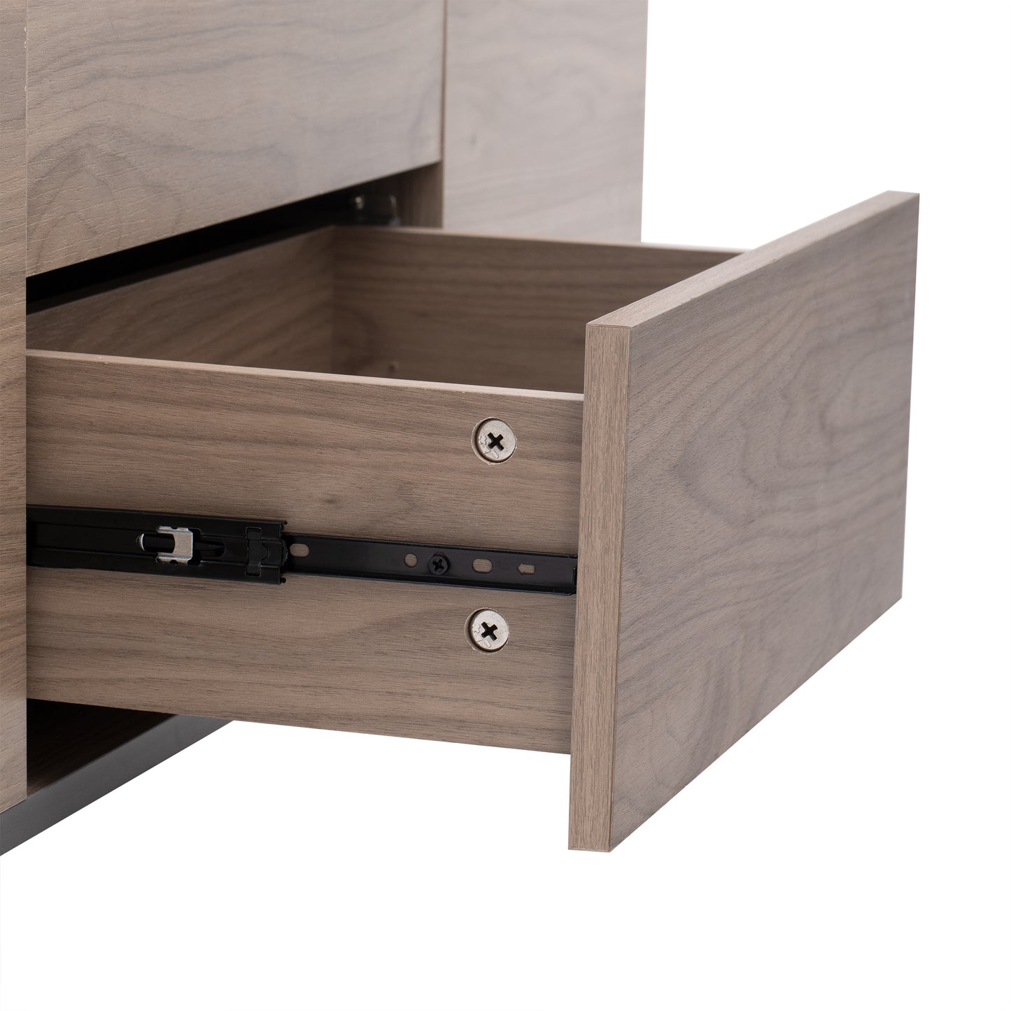 Regalia Modern Lift Top Coffee - Walnut & Black