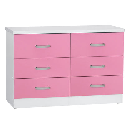 Go Green Woods Megan Wooden 6 Drawer Double Dresser