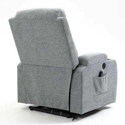 Logan Power Lift Recliner - Gray