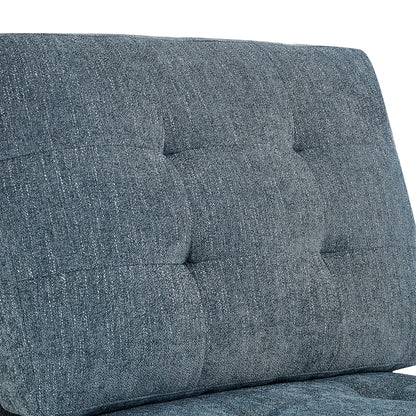 Molly Modular Sectional Sofa Four Single Chair and Two Corner - Navy Blue