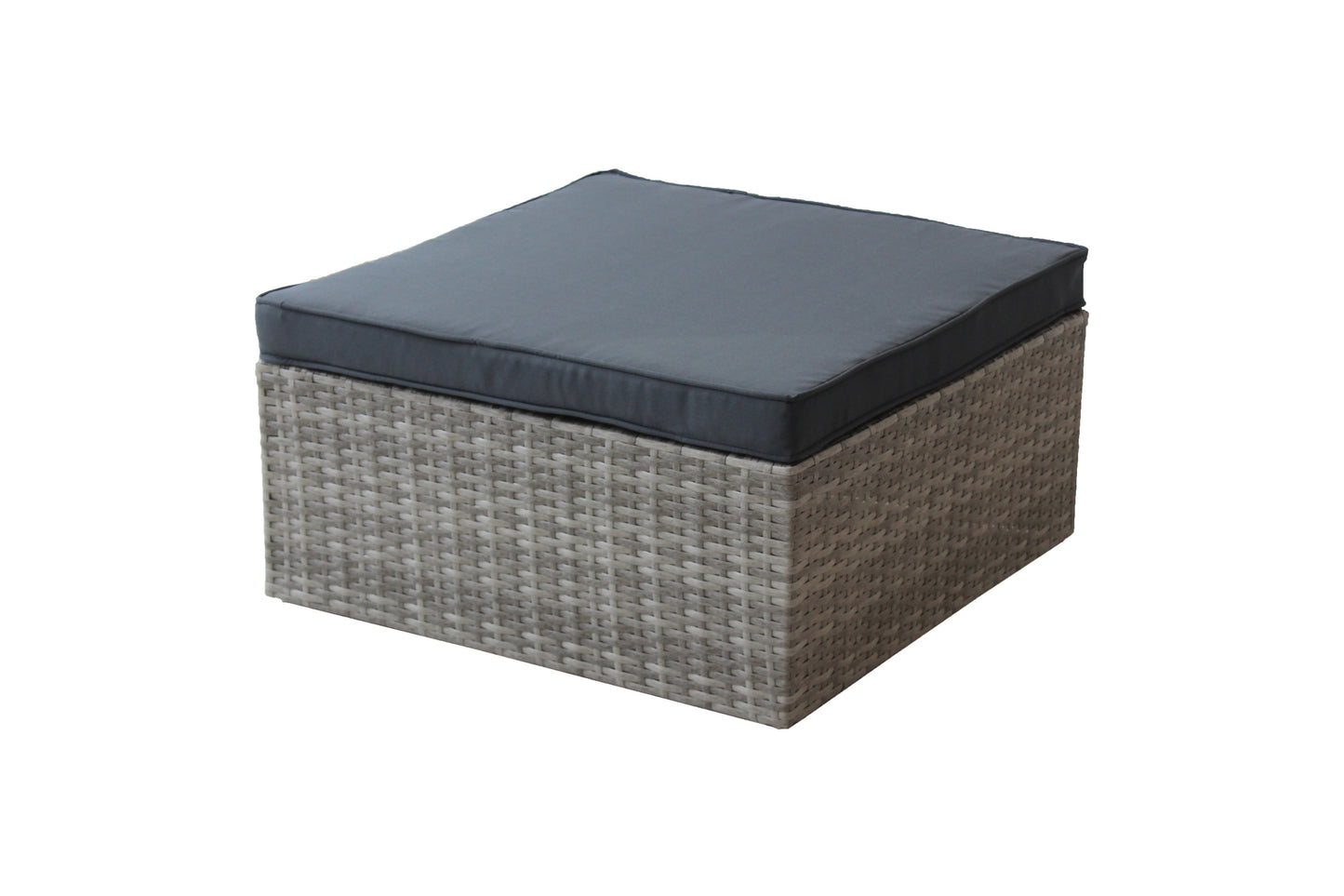 Durham 4 Pc Outdoor Patio Sectional Sofa Set - Gray