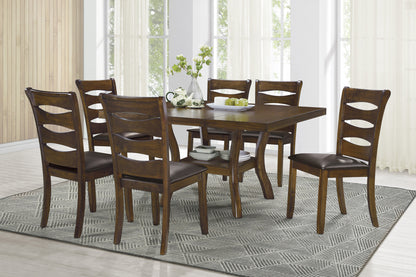 Fabio Dining Chair (Set of 2)- Brown