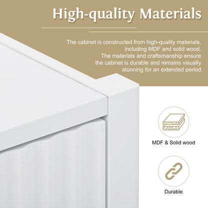 Kito Sideboard Accent Cabinet - White