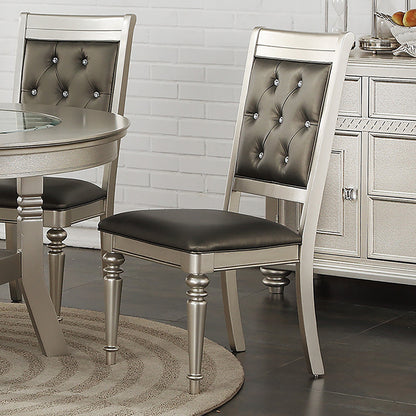 Omega Dining Chairs With Tufted Back (Set of 2)