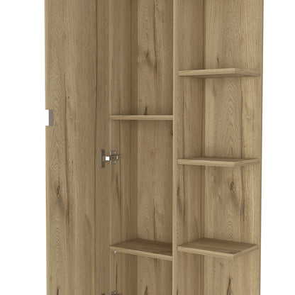 Cio Single Door Cabinet - Light Oak