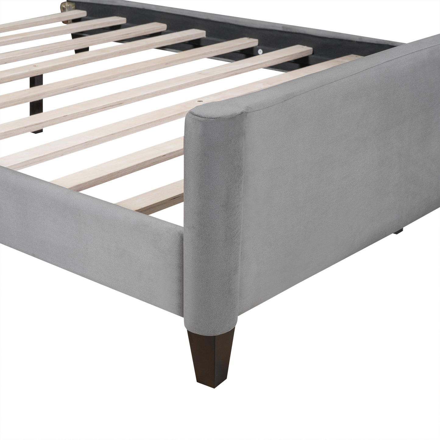 AF Luxury Tufted Button Full Size Daybed - Gray