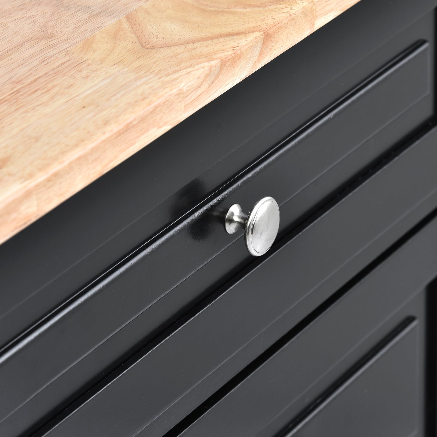 Pantry Mate Kitchen Cart - Black