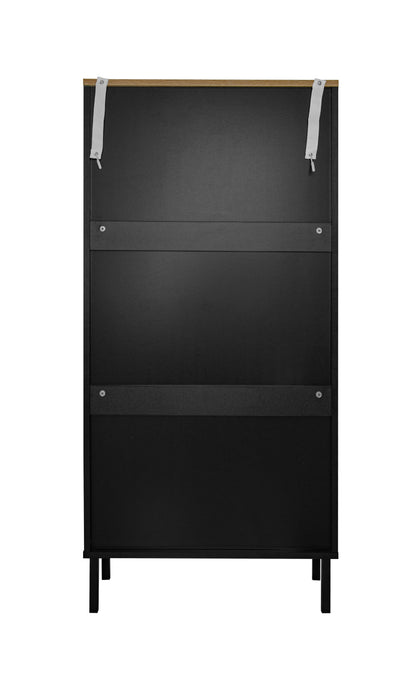 Razo Metal Door Shoe Rack - Black