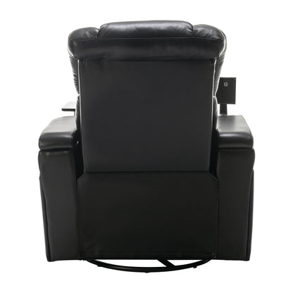 Comfort Max 270 Degree Swivel Power Recliner - Black