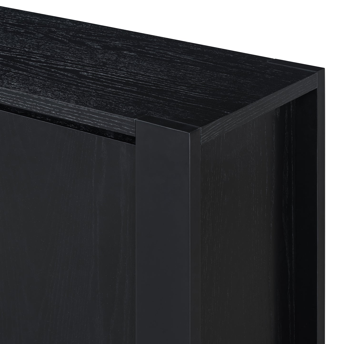 Cruz 4-door Sideboard - Black