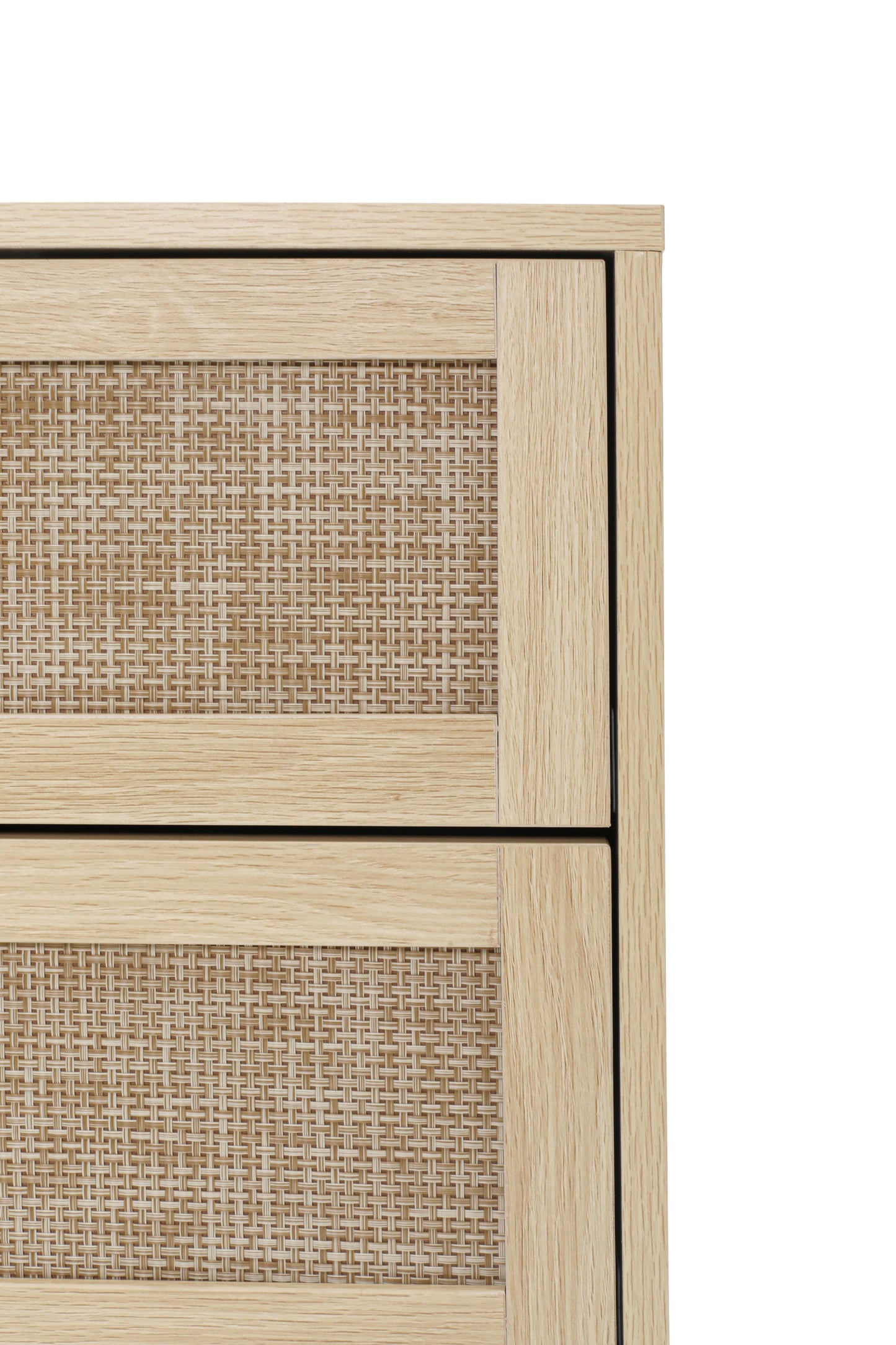 Kooboo 3 Drawer Nightstand End Table - Natural