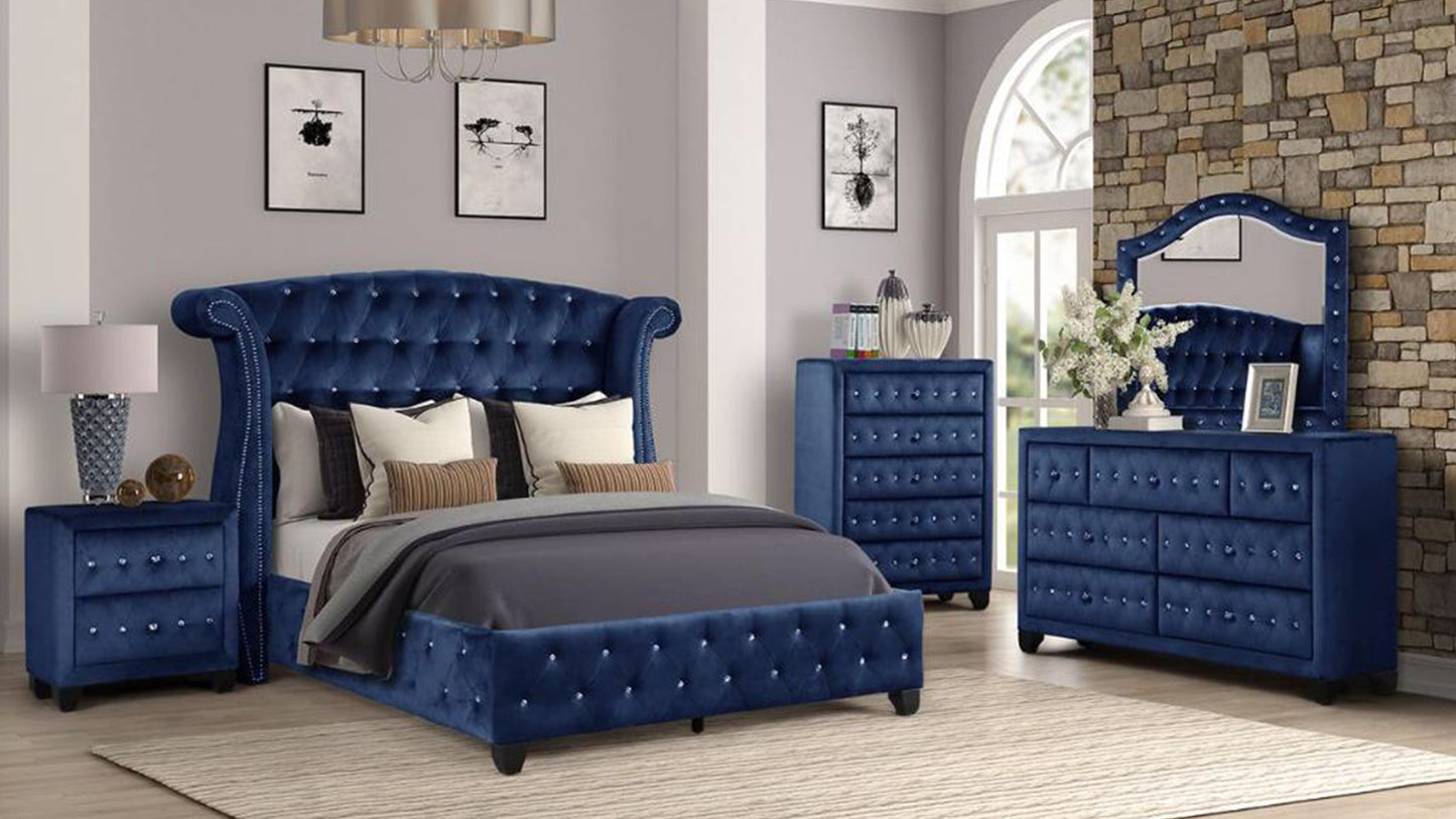Sophia Nightstand - Blue