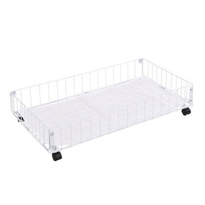 Zee Twin Size Metal Daybed with 2 Drawers - White
