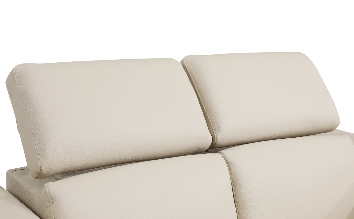 Regal Top Grain Italian Leather Loveseat with Power Recliner - Beige