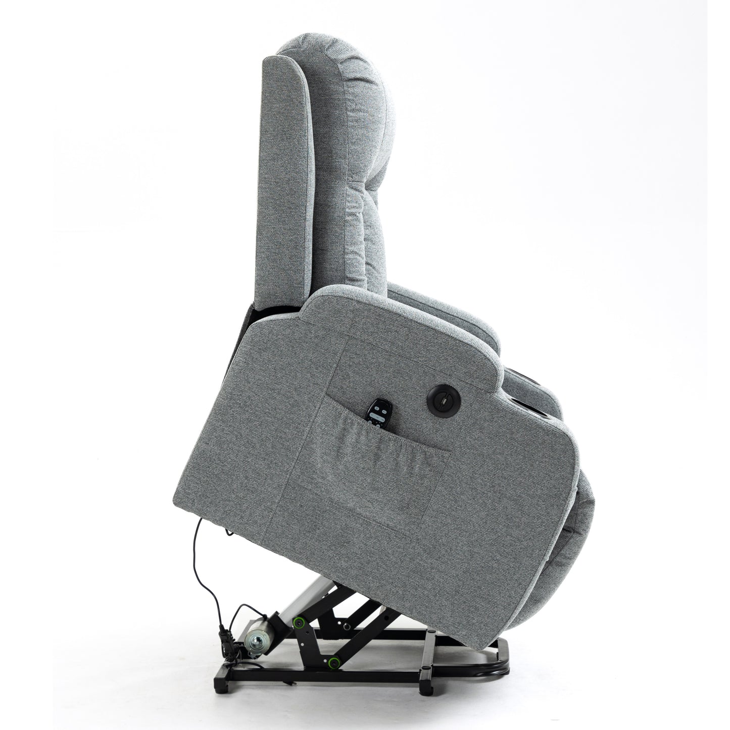 Logan Power Lift Recliner - Gray
