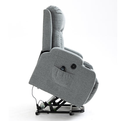 Logan Power Lift Recliner - Gray