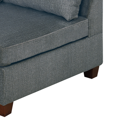 Astra 5 Pcs Modular Sofa Set - Gray