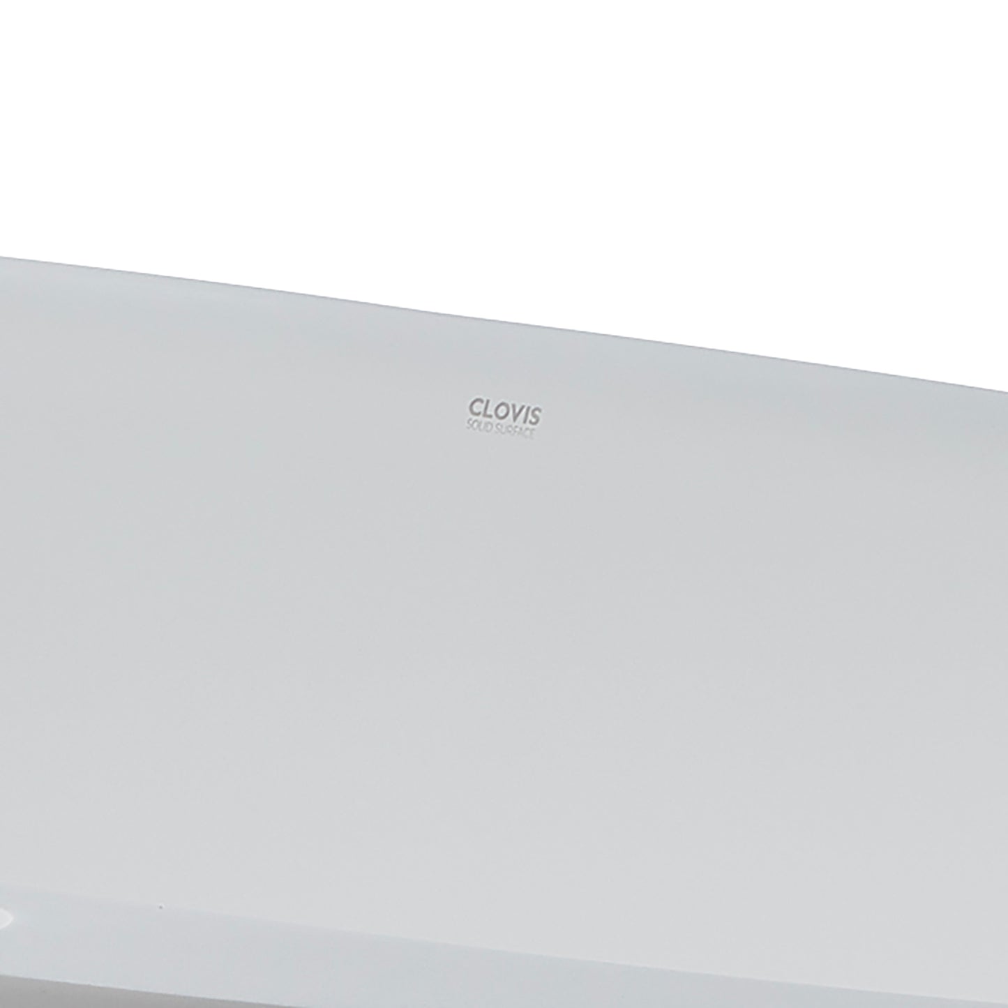 Rossi Solid Surface Freestanding Bathtub - White