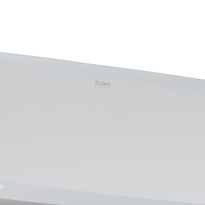 Rossi Solid Surface Freestanding Bathtub - White