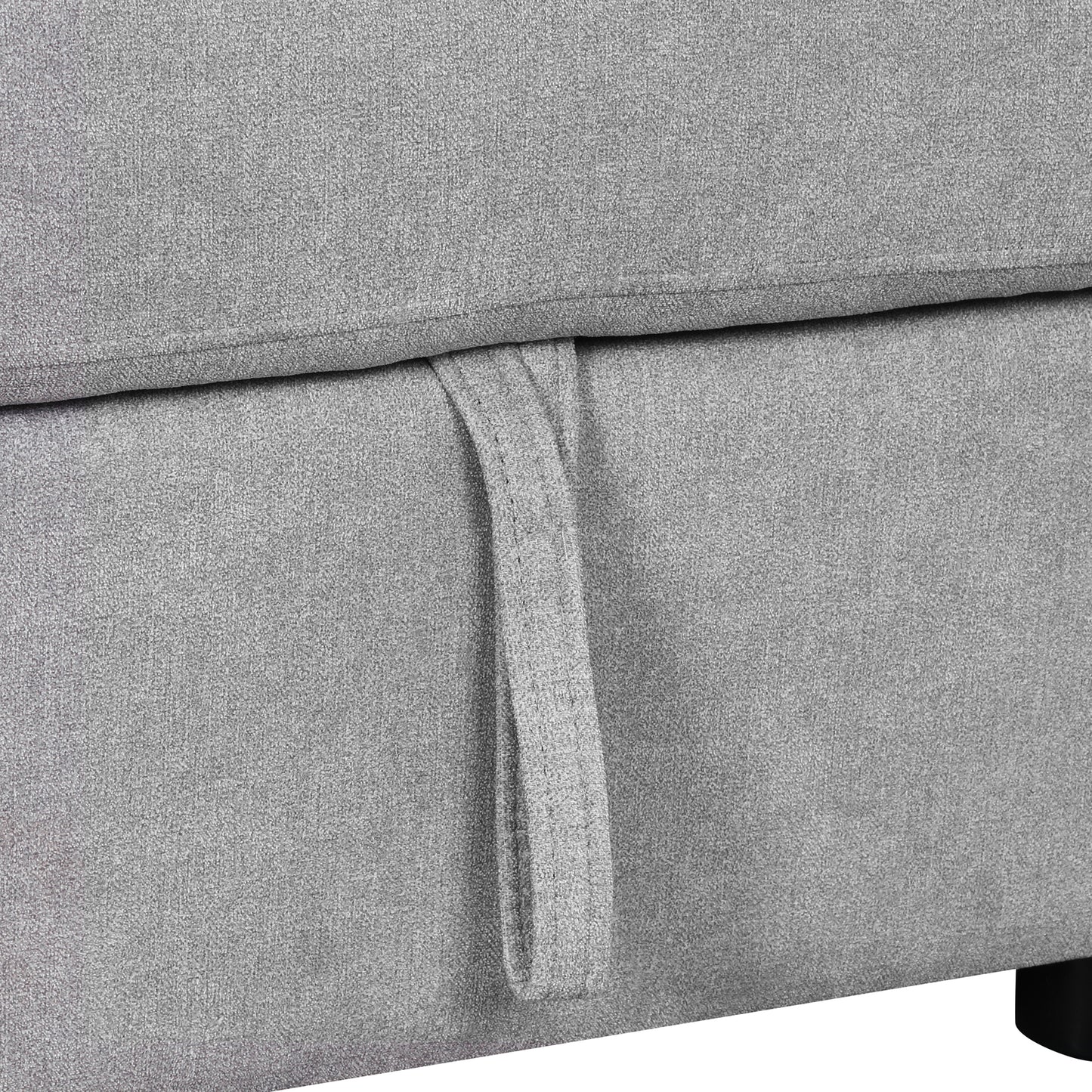 Otto Convertible Sleeper Sofa Bed W Storage - Gray