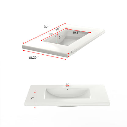 Floating Bathroom Vanity with Sink