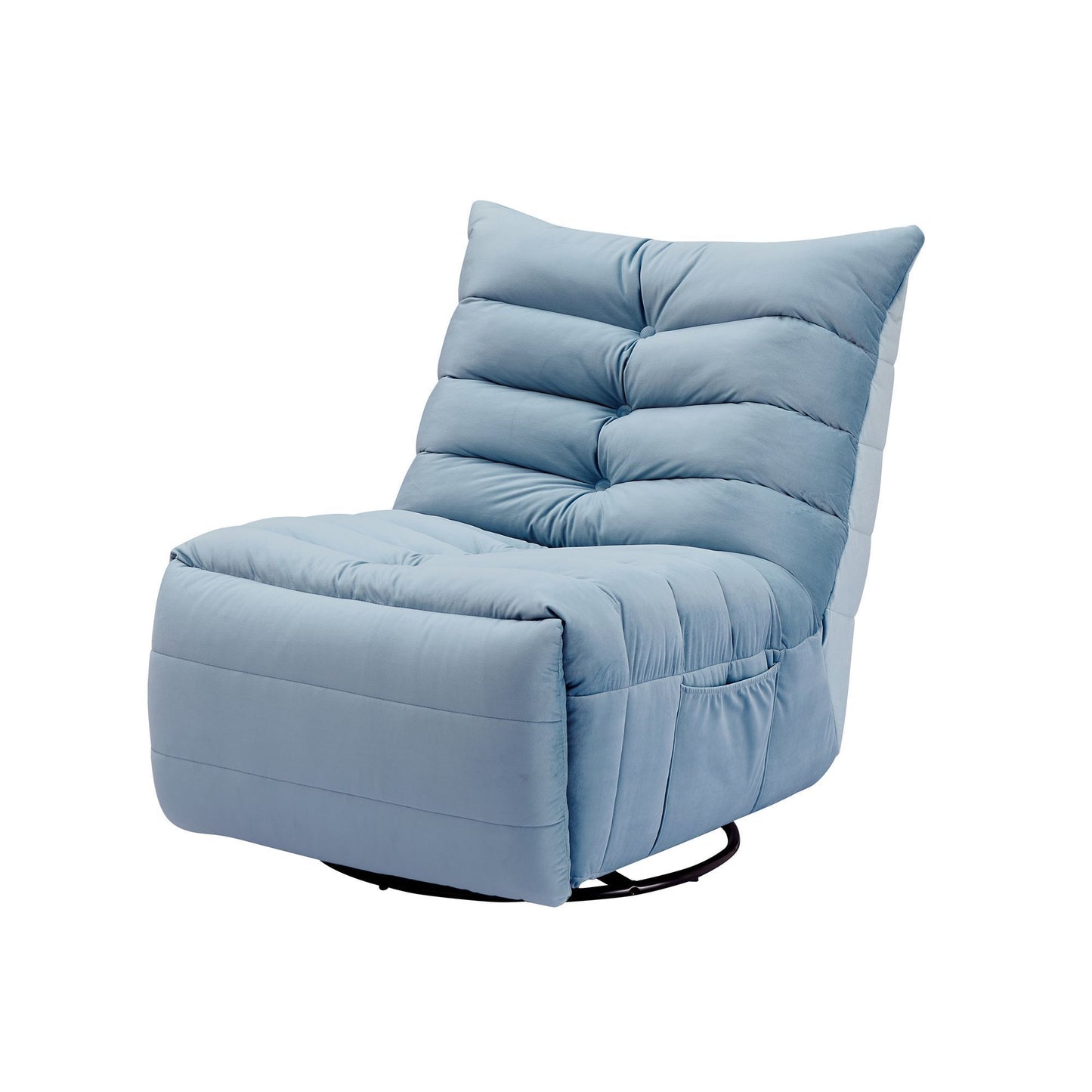 Seraphina  Rotatable Recliner Chair - Blue