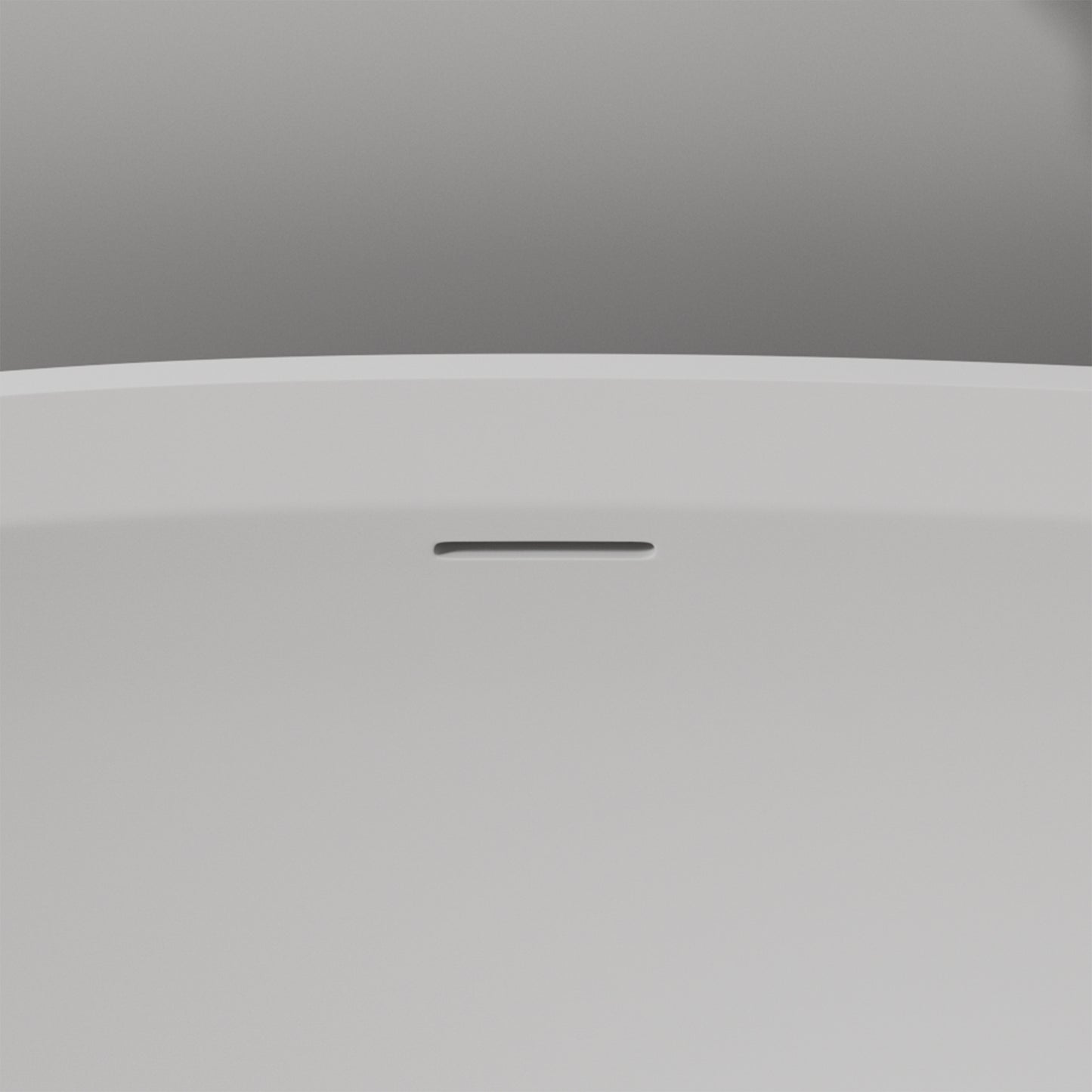Arvo 71" Solid Surface Stone Bathroom freestand bathtub - White+Black