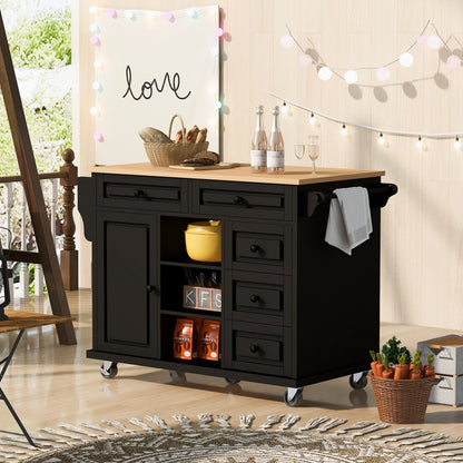 Pantry Mate Kitchen Cart - Black