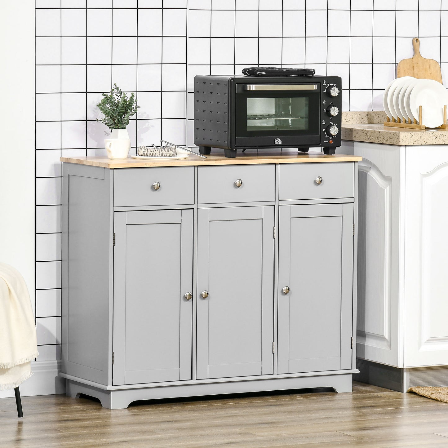 Cody Sideboard Buffet Cabinet - Gray
