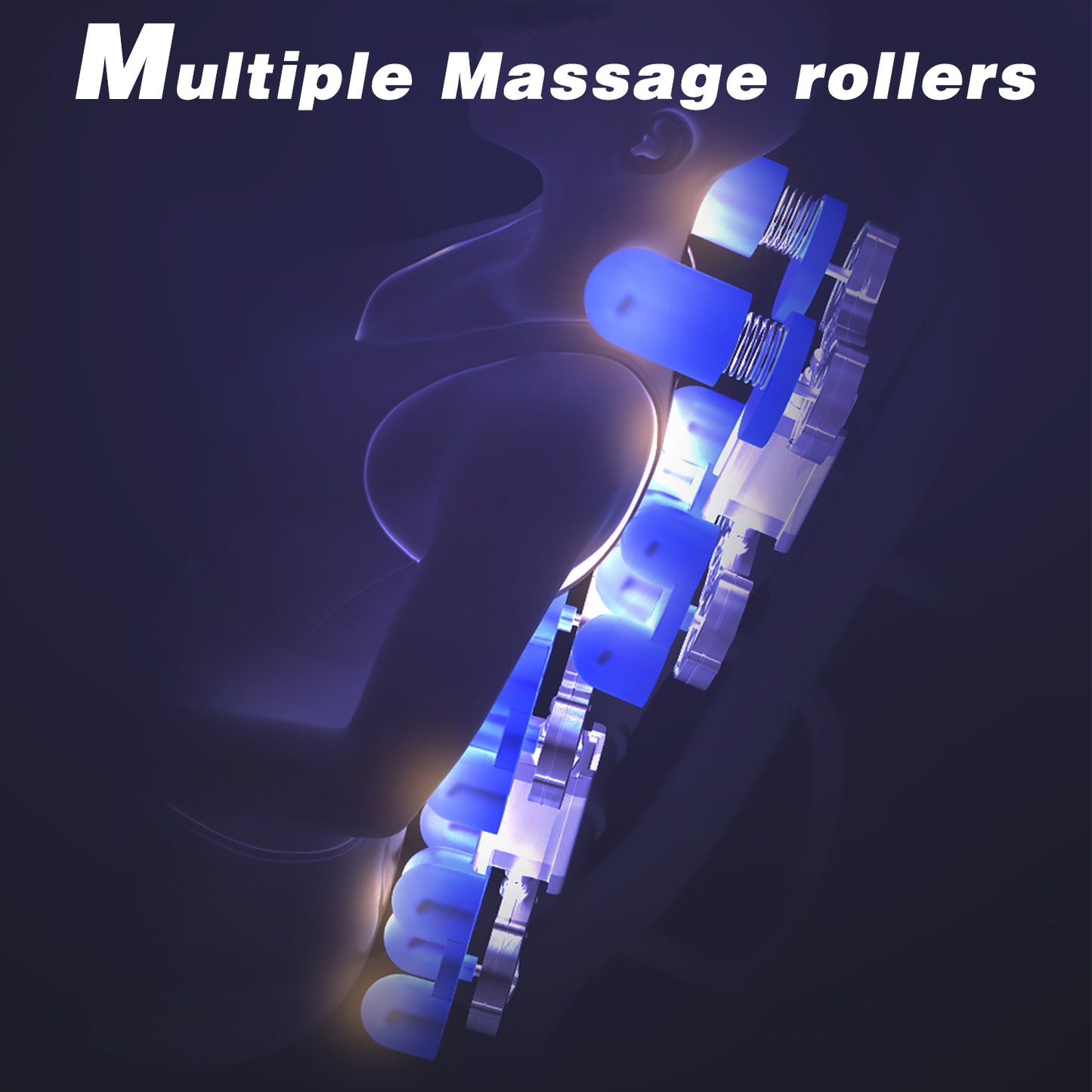 Soothe Sculpt Full Body Airbag Massage Recliner with Bluetooth Speaker - Black
