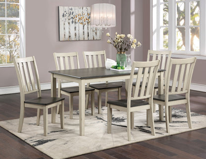 Austin Dining Chair (Set of 2) - Antique White+Gray