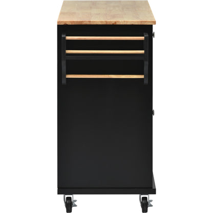 Pantry Mate Kitchen Cart - Black
