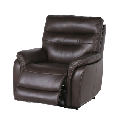 Rosa Top-Grain Leather Recliner - Brown