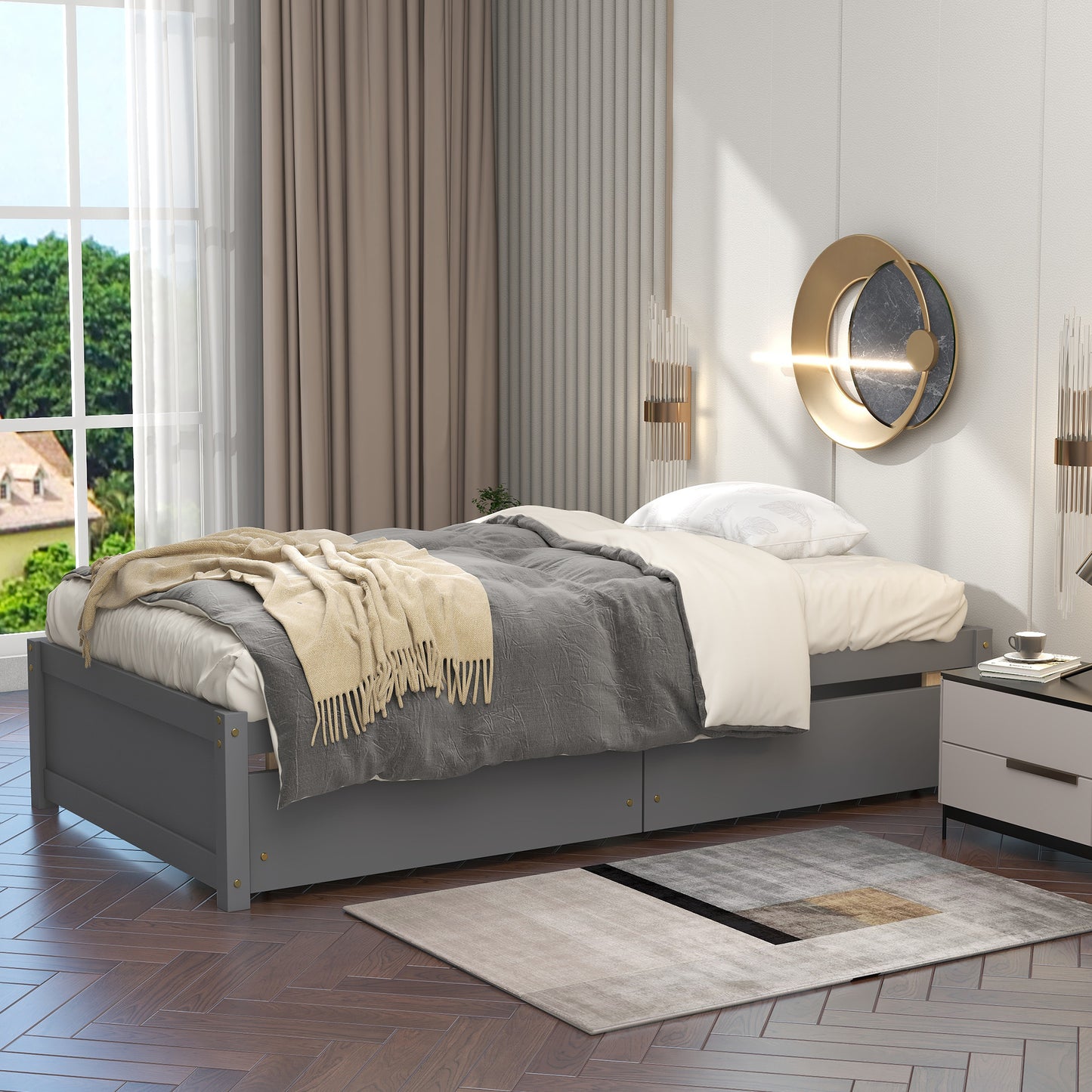 ElegantRest Twin Bed