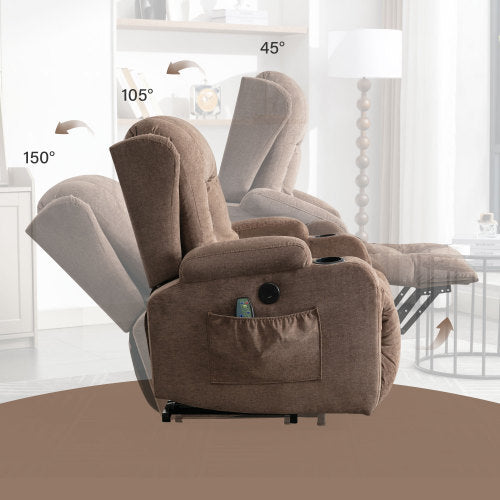 Parsons Power Lift Recliner Chair - Brown