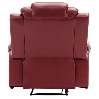 Milo 3 Pieces Recliner Sofa Sets - Red