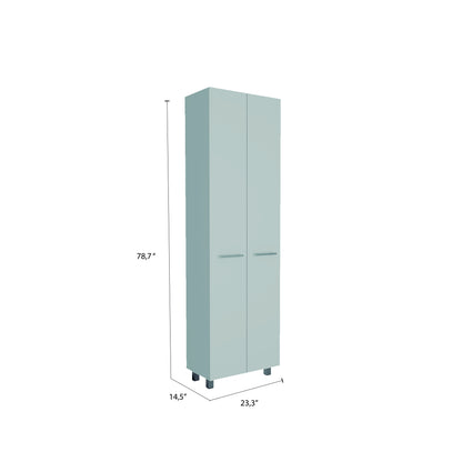 Nalani Rectangle Pantry Cabinet - White