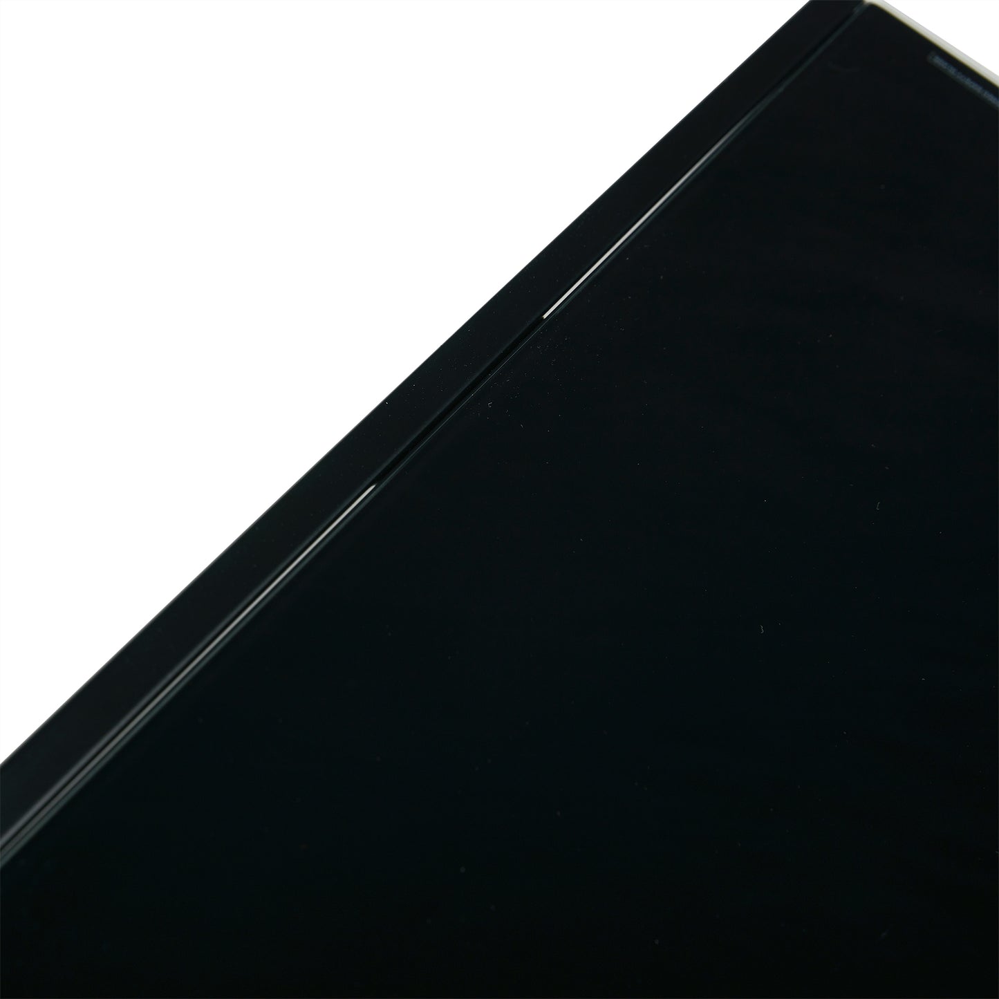 Glass Square Coffee Table Set of 2 - Black