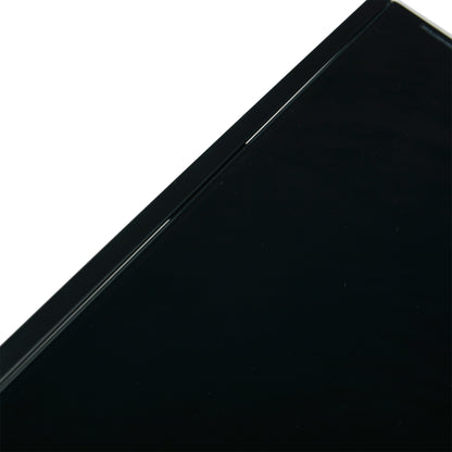 Glass Square Coffee Table Set of 2 - Black