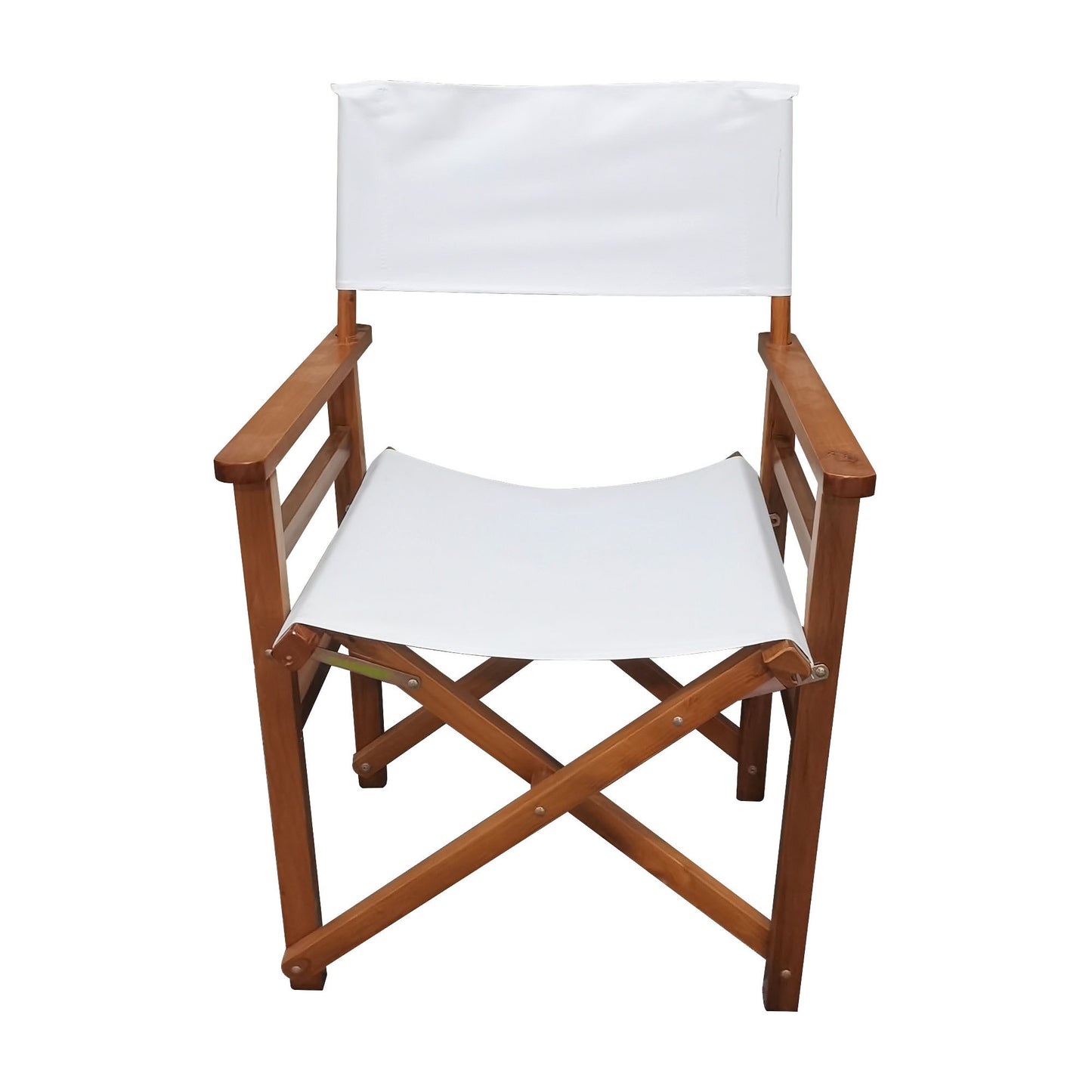 Nana Wooden Folding Director Chair - White