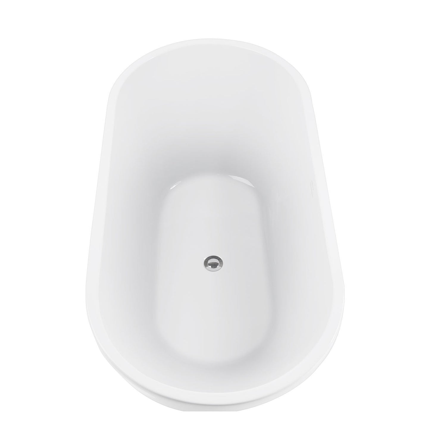 Maya 65" Acrylic Freestanding Soaking Bathtub  - White
