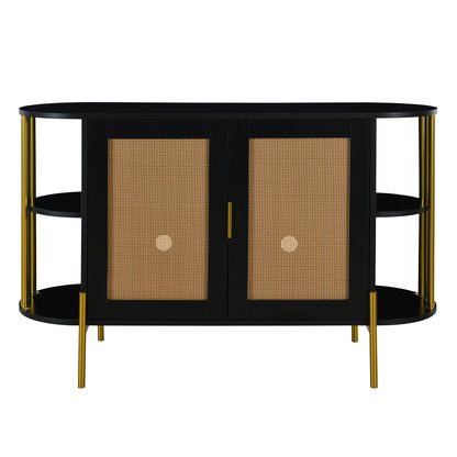 Amari 2- Rattan Door - Black