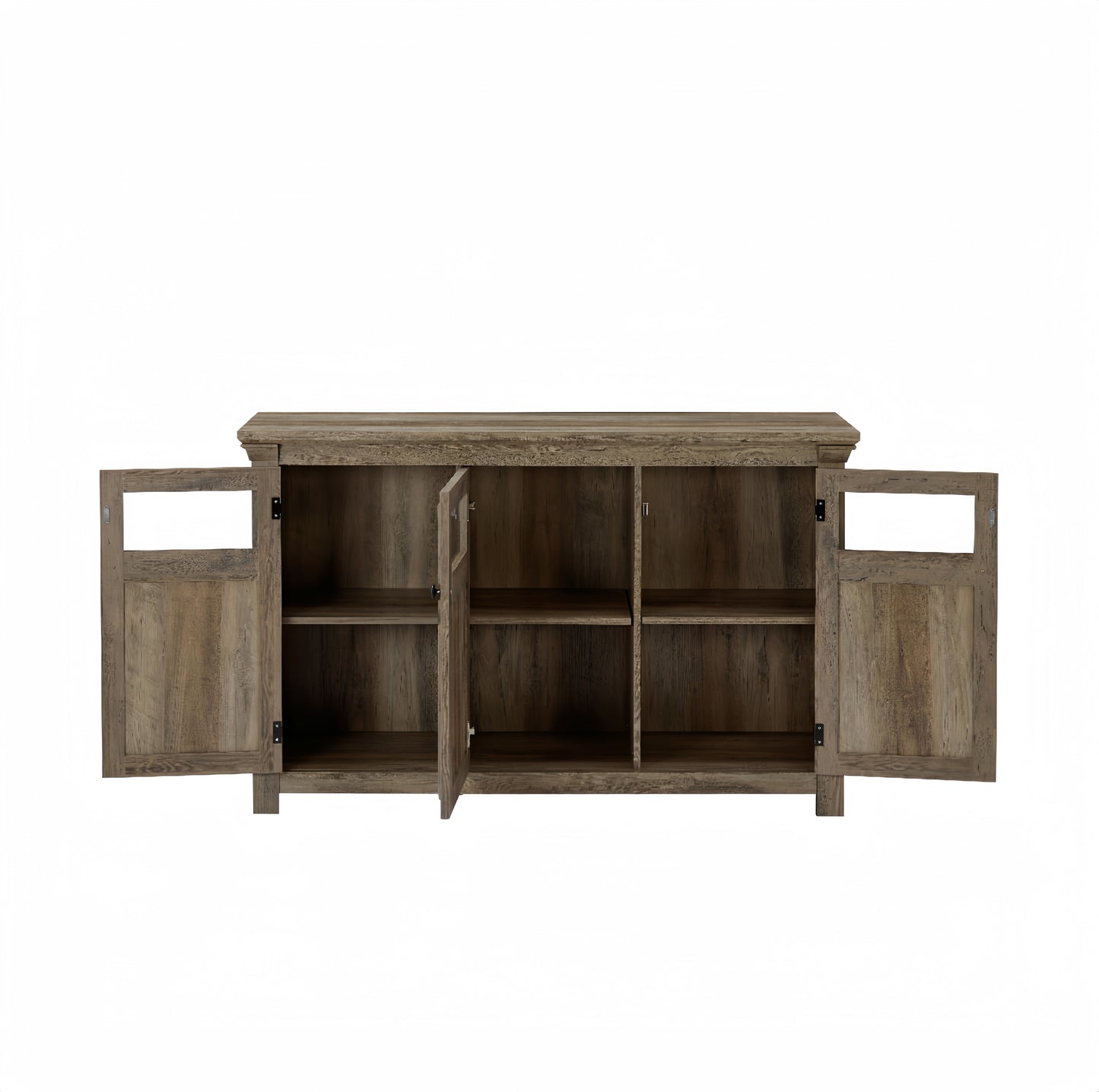 Rosa Farmhouse Sideboard Buffet - Gray Wash