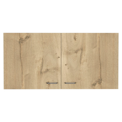 Napoles Double Door Wall Cabinet - Light Oak