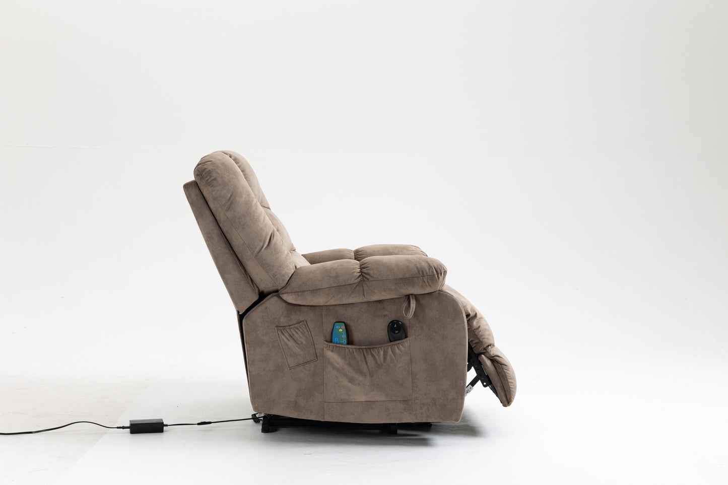 Kiara Recliners Lift Chair - Beige+Brown