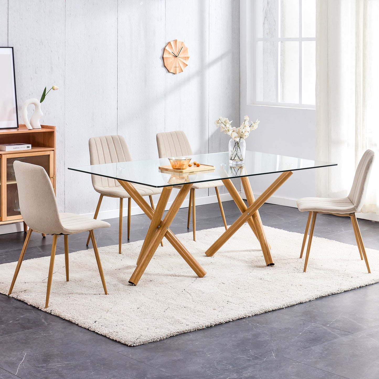 Otto Dining Chair (Set of 4) - Beige